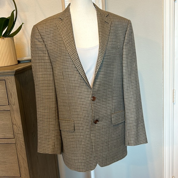 Ralph Ralph Lauren | Men's Wool Silk and Linen Blend Blazer | Size 40R - Picture 3 of 14